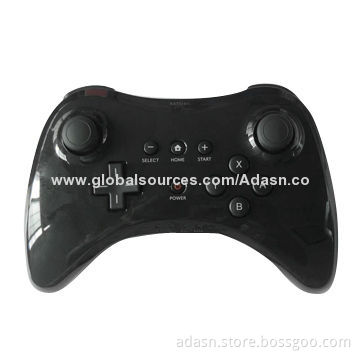 Wii U Bluetooth Wireless Pro Game Controller with Double-shock, New Arrival Design